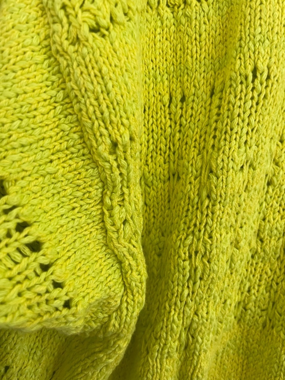 Free people hot tropics neon green limelight oversized sweater - Picture 9 of 9